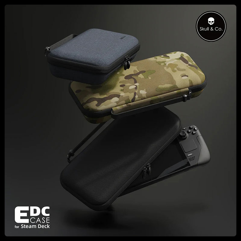 Edc Carry Co - Skull & Co. EDC-Hülle, tragbare Hartschalen-Aufbewahrungstasche,