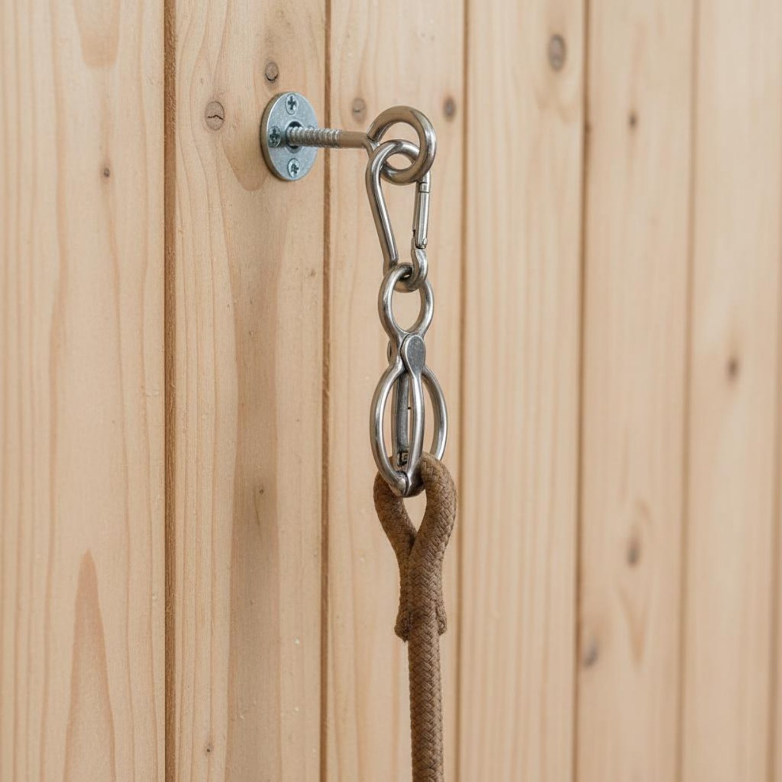 Gear Tie Reusable - 3-teilige stabile Zurrclip-Schlaufe, wiederverwendbar, robuste Pferde-Zurrschlaufe,