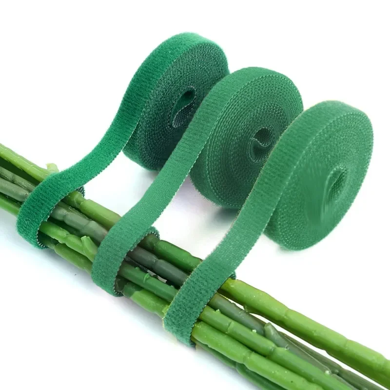 Gear Tie Reusable - Selbstklebender Nylon-Kabelbinder für Pflanzen, grün, verstellbare