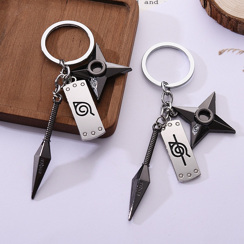 Carabiner Keychain - Bandai Anime Naruto Schlüsselanhänger Auto Schlüssel