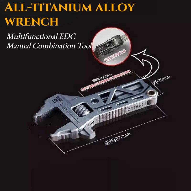 Edc Carry All - TC4 Titan-Legierung Schraubenschlüssel und Zange Innovatives