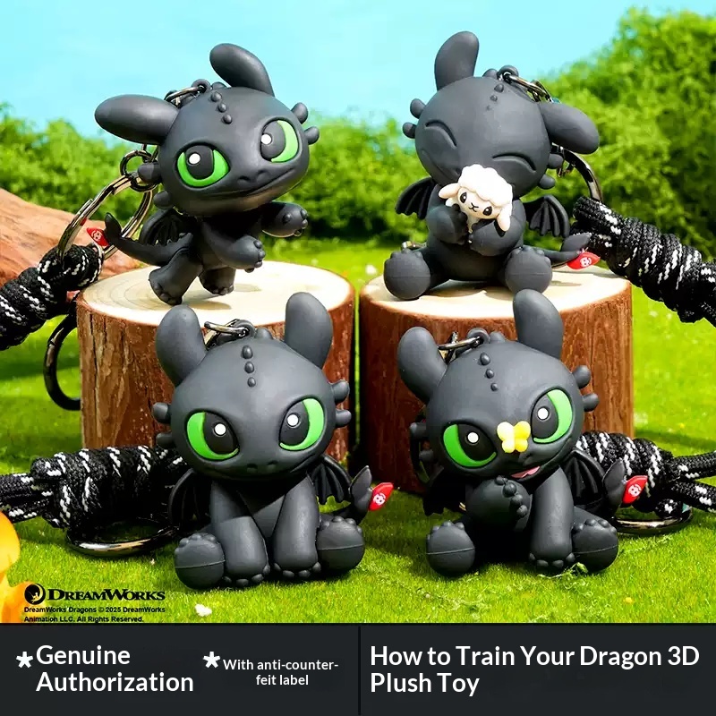 Carabiner Keychain - Authentischer Dragon Taming Master Flying Toothless