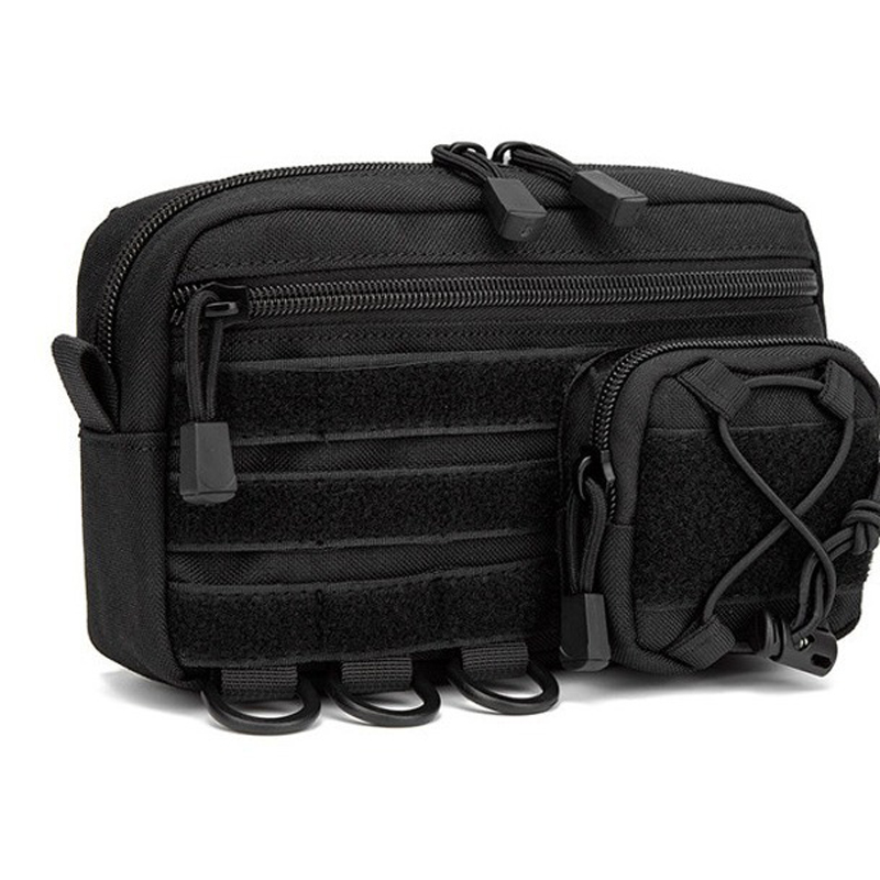 Edc Front Carry Bag - MOLLE Horizontale Taktische Admin-Tasche mit Kordelzug,