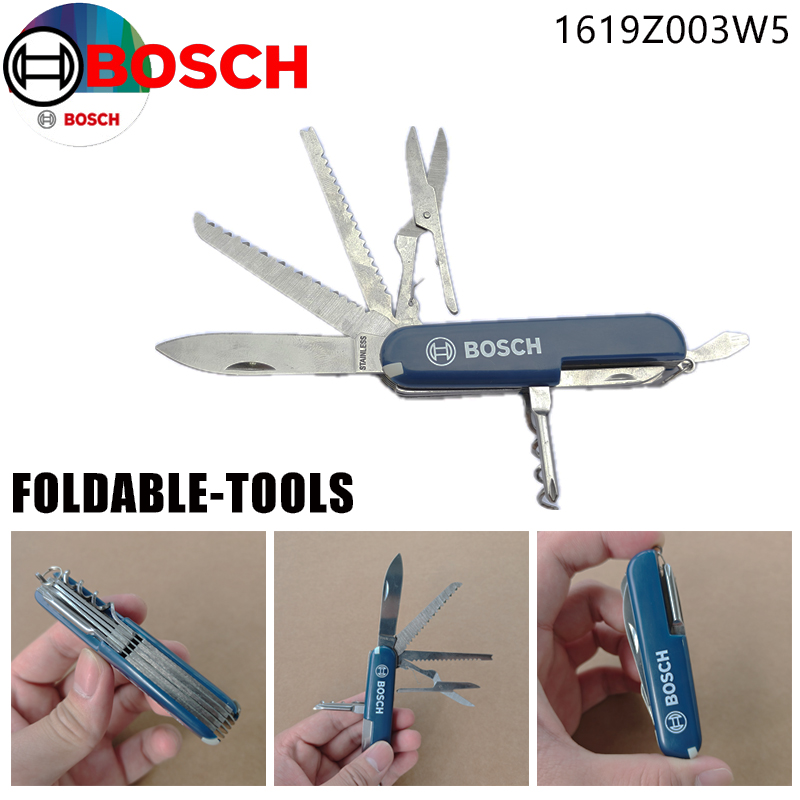 Edc Carry All - Bosch Faltbares Taschen-Multitool All-in-One Edelstahl EDC