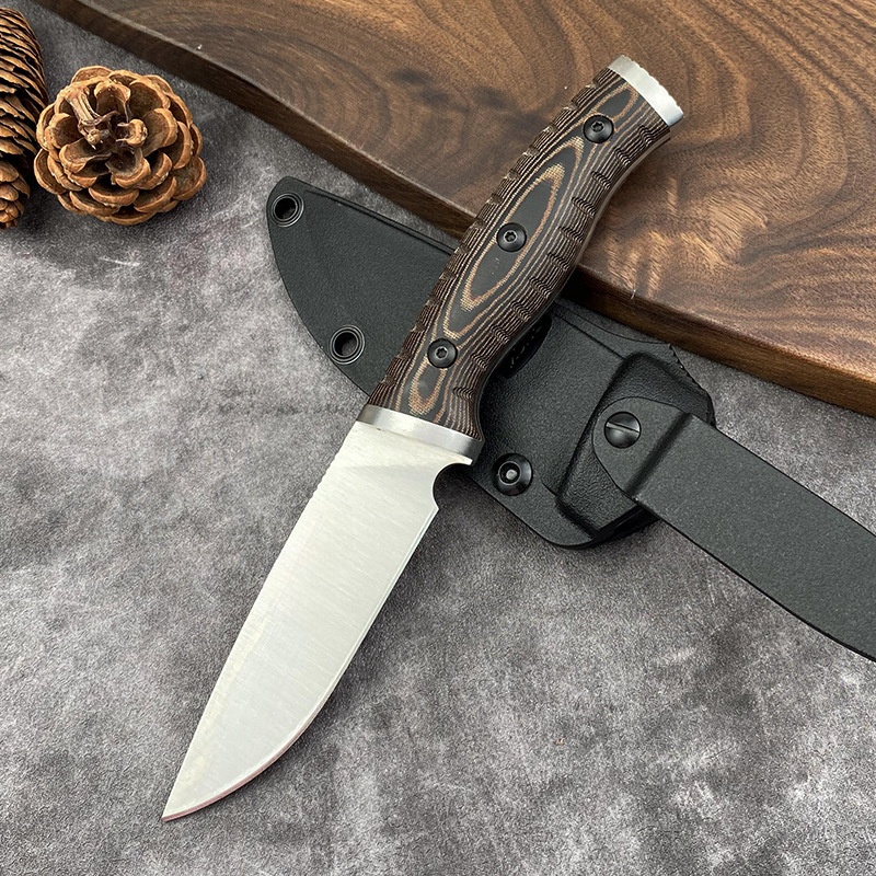 Edc Fixed Blade Deep Carry - Gerades Messer, D2-Klinge, G10-Griff, EDC, Camping,