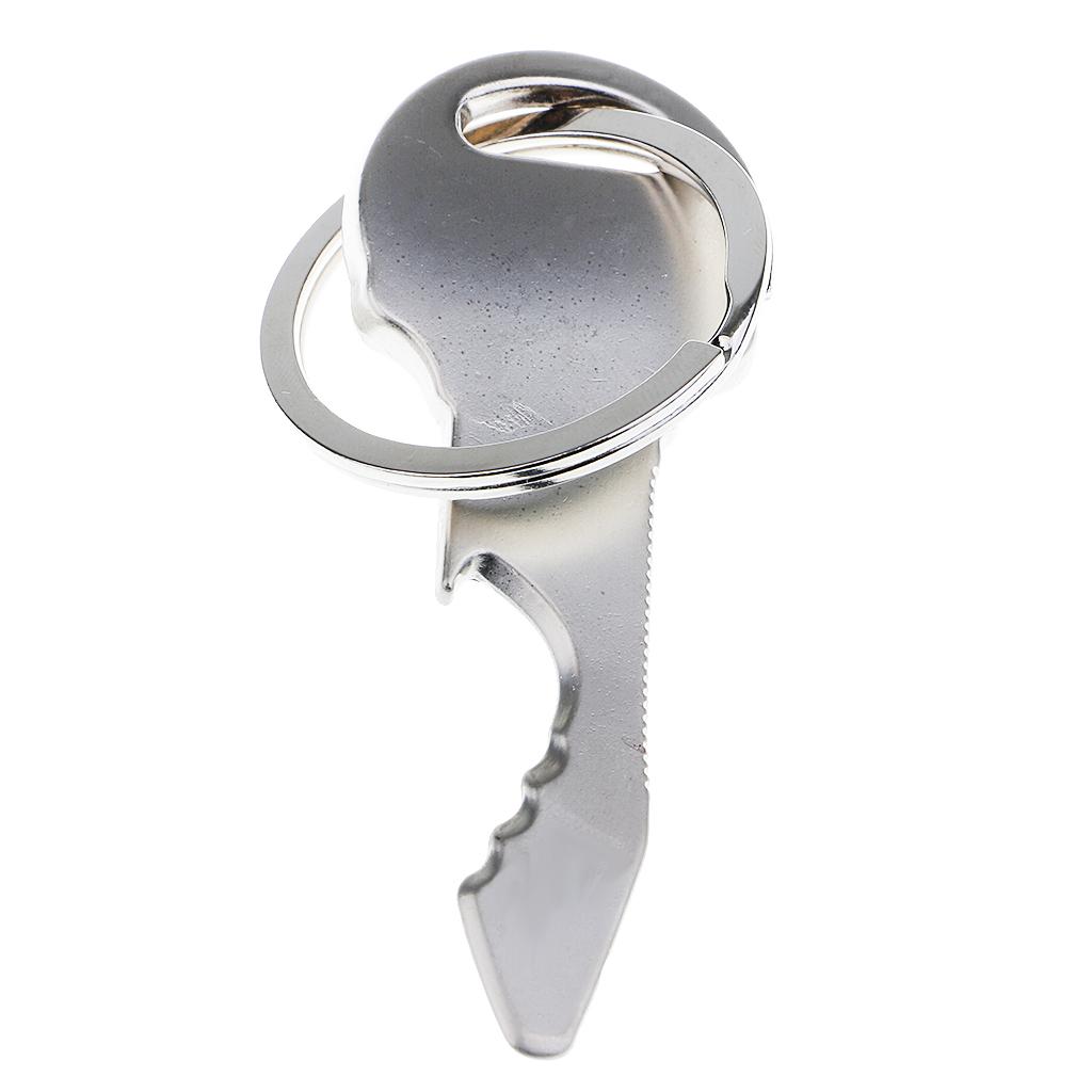 Bottle Opener Keyring - Metall-Schlüsselanhänger Punk Totenkopf Schlüsselanhänger Flaschenöffner für
