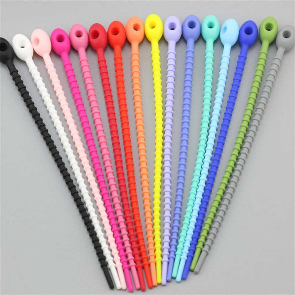 Gear Tie Reusable - 10 Stück/Set Mehrfarbige Silikon Wiederverwendbare Kabelbinder