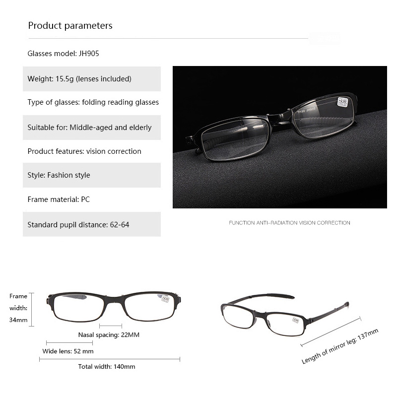 Design Lesebrille Männer Fraue – Wallet Slim Titanium Bewertung und Preis