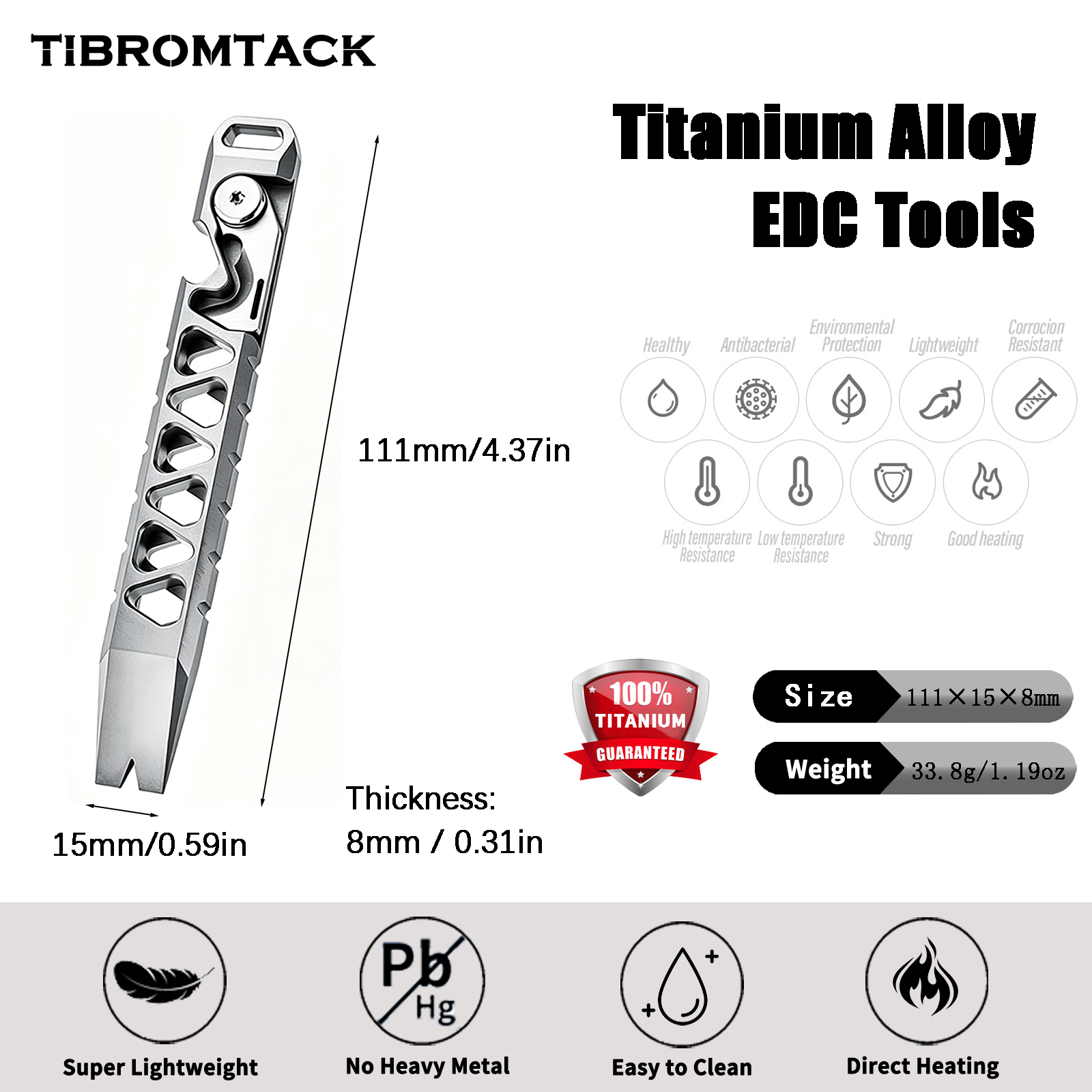 TIBROMTACK Titan Multifunktion – Edc Carry Co Bewertung und Preis