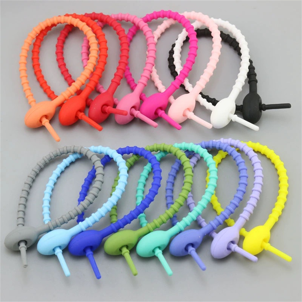 10 Stück/Set Mehrfarbige Silik – Gear Tie Reusable Bewertung und Preis
